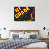 Etiket voor Hi Grade Pear Canvas Afdruk (Insitu (Slaapkamer))