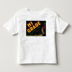 Etiket voor Hi Grade Pear Kinder Shirts