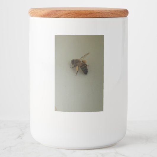 Etiket voor Honeybee Food Container (Voorkant)