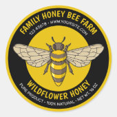 Etiket voor honingbijen (Voorkant)