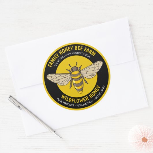 Etiket voor honingbijen (Envelop)
