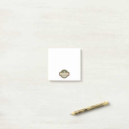 Etiket voor hoofden post-it® notes (Op bureau)