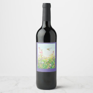 Etiket voor Hummingbird wine