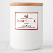 Etiket voor ingemaakte kersen (Voorkant)