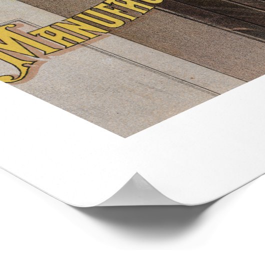 Etiket voor internationaal bakpoeder poster (Hoek)