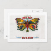 Etiket voor kaartendoos Buzzer Briefkaart (Voorkant / Achterkant)