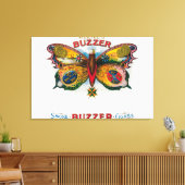 Etiket voor kaartendoos Buzzer Canvas Afdruk (Insitu (Woonkamer))