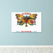 Etiket voor kaartendoos Buzzer Canvas Afdruk (Insitu (Houten vloer))