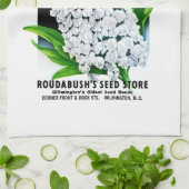 Etiket voor kaartenpitten theedoek (Gevouwen)