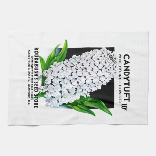 Etiket voor kaartenpitten theedoek (Horizontaal)