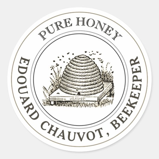 Etiket voor kathoning met kattenhoning (Voorkant)