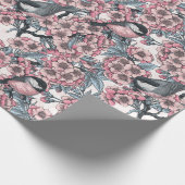 Etiket voor kersen cadeaupapier (Hoek)