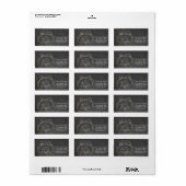 Etiket voor kerstauto's (Full Sheet)