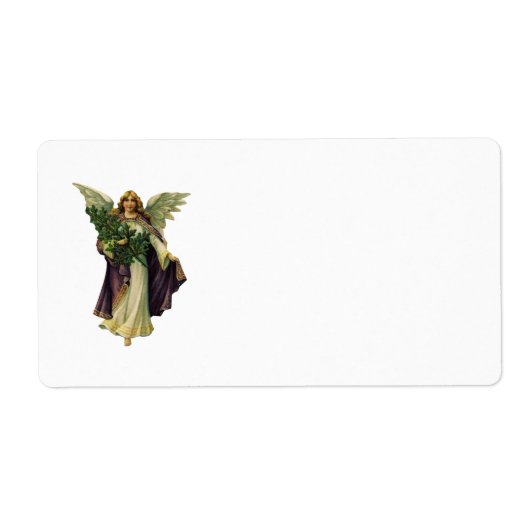 Etiket voor kerstengel (Voorkant)