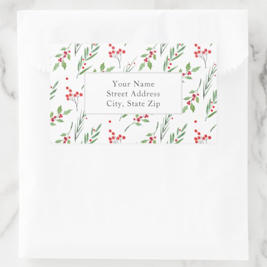 Etiket voor kerstmengeling (Tas)