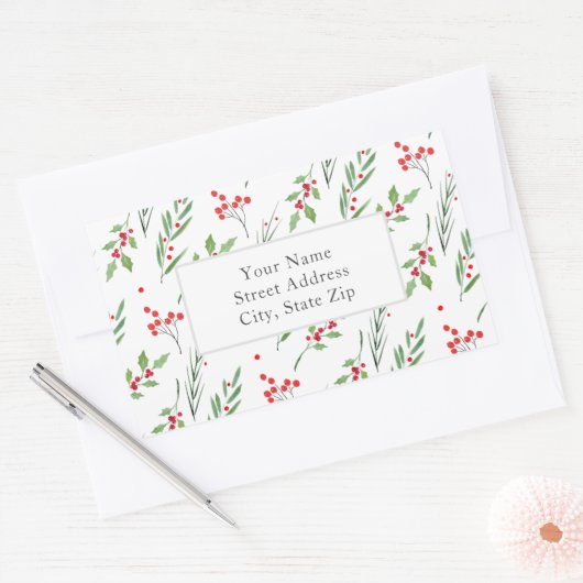 Etiket voor kerstmengeling (Envelop)