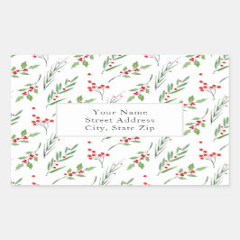 Etiket voor kerstmengeling