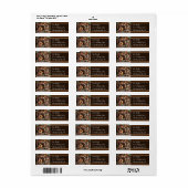 Etiket voor kerstmis bij ontbijt (Full Sheet)