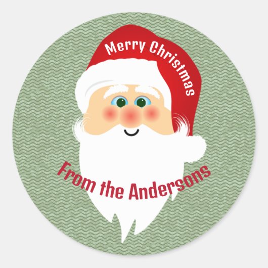 Etiket voor kerstontwerp-Sticker (Voorkant)