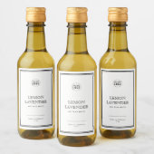 Etiket voor klassieke zwarte Logo toevoegen (Flessen)