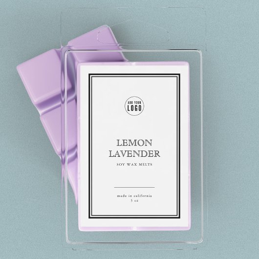 Etiket voor klassieke zwarte Logo toevoegen