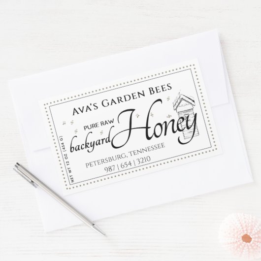 Etiket voor kleine bijen (Envelop)