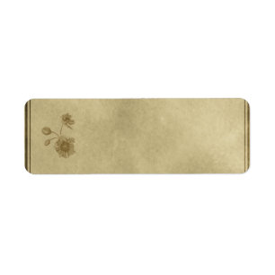 Etiket voor kleine Floral Apothecary