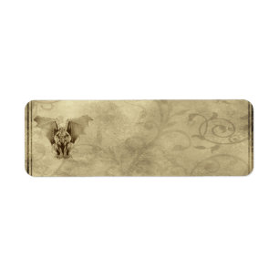 Etiket voor kleine Gothic Gargoyle Apothecary