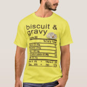 Etiket voor koekjes en korrelige voeding t-shirt (Voorkant)