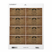 Etiket voor kraaien en sterren (Full Sheet)