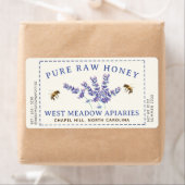 Etiket voor lavendel en bijen gebroken rand (Insitu)