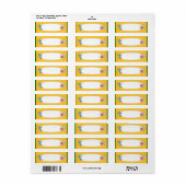 Etiket voor levende vogels (Full Sheet)