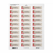 Etiket voor levende vogels (Full Sheet)