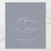 Etiket voor liefdesweddenschappen (Enkel label)