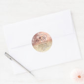 Etiket voor luxe glitterige mousserende carrosseri (Envelop)