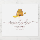 Etiket voor mam-bijen (Enkel label)