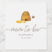 Etiket voor mam-tot-bij (Enkel label)