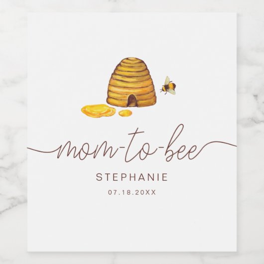 Etiket voor mam-tot-bij (Enkel label)