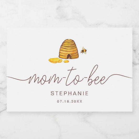 Etiket voor mam-tot-bijen (Enkel label)