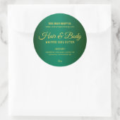 Etiket voor marinesolens en goudpleisters (Tas)