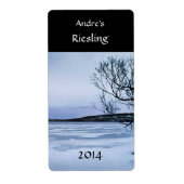 Etiket voor meer wijn, bevroren (Voorkant)