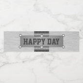 Etiket voor metalen en staaldranken (Enkel label)