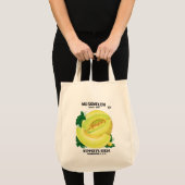 Etiket voor muskietenmeloenen (honingdauw) tote bag (Voorkant (product))