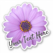 Etiket voor naambloem personaliseren sticker afdru (Voorkant)