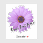 Etiket voor naambloem personaliseren sticker afdru (Vel)