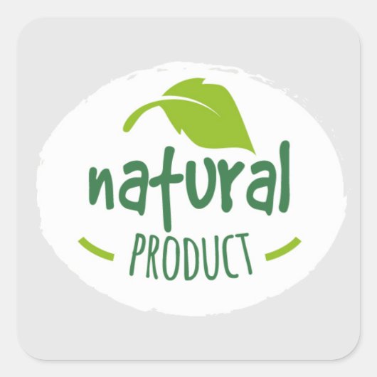 Etiket voor natuurproduct (Voorkant)