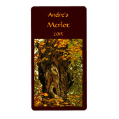 Etiket voor oude bomen (Voorkant)