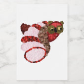 Etiket voor Owl-voedselopslag (Enkel label)