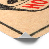 Etiket voor  paarden poster (Hoek)