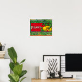 Etiket voor paardevlees poster (Thuiskantoor)